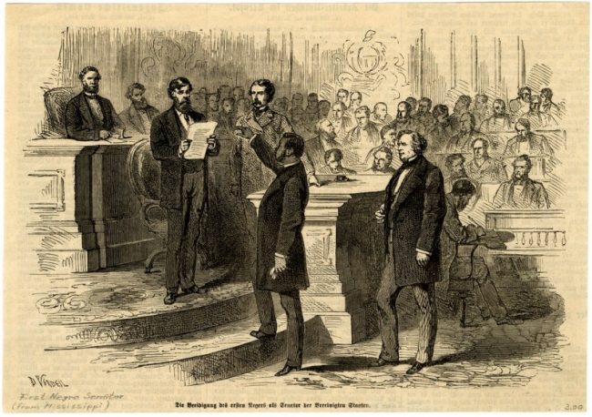 Feb. 25, 1870: Hiram Revels Sworn into Office - Zinn Education Project