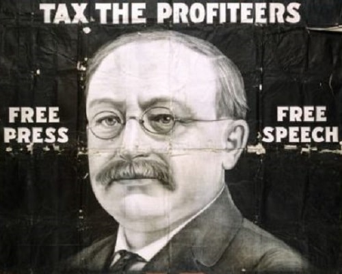 Campaign poster for Victor Berger (1860-1929), U.S. Senatorial campaign.