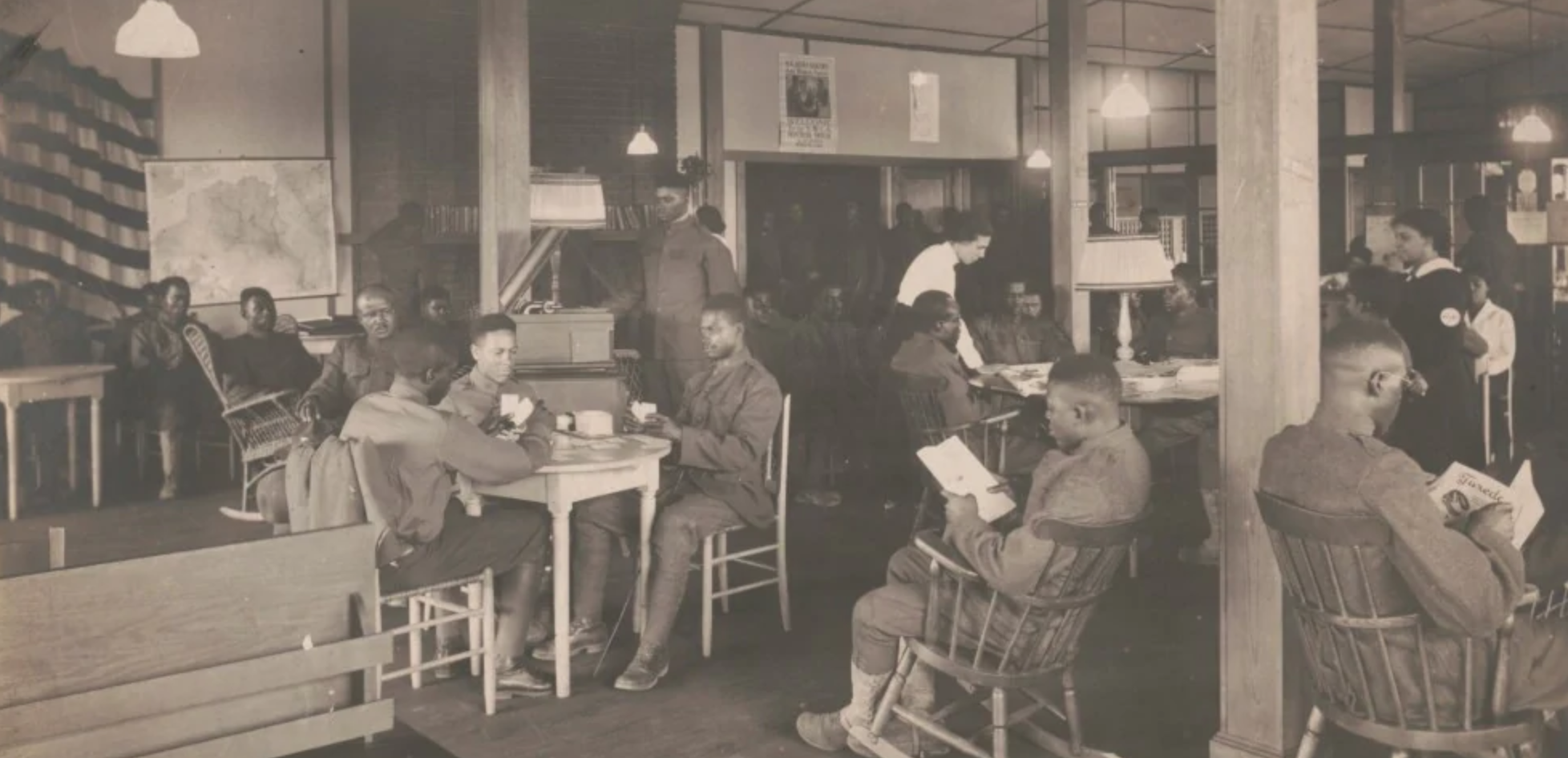 soldiers at a YWCA Hostess House | Zinn Education Project