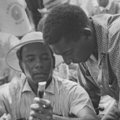 James Meredith and Stokely Carmichael. Photo by Bob Fitch.