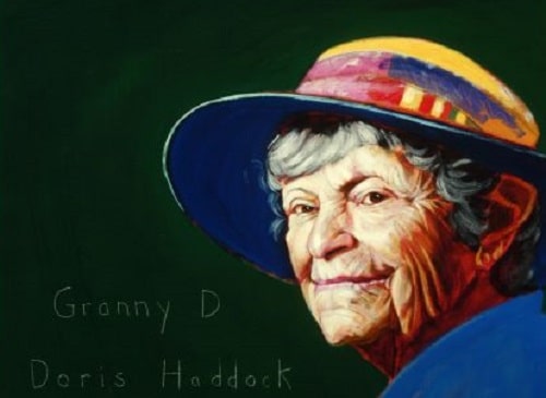 portrait of Doris Haddock.