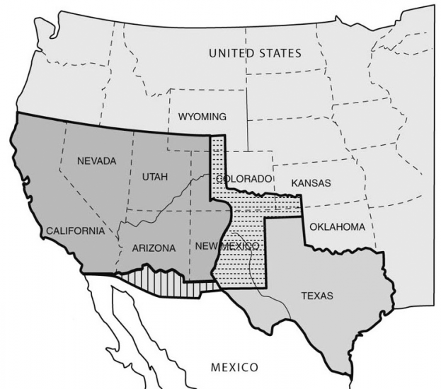 The Line Between Us Teaching About The Border And Mexican Immigration Us Mexico War Map 623x550