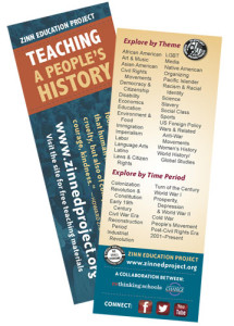 Bookmarks - Available for free to pass out at events, conferences, and workshops | Zinn Education Project: Teaching People's History