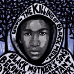painting of Trayvon Martin.