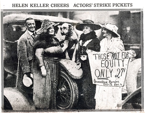 Helen Keller - Strike newsclip | Zinn Education Project