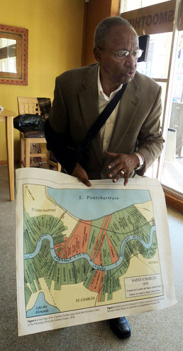 Author and historian Leon Waters speaks on the 1811 Slave Revolt, the largest in the U.S. He is descended from the rebels. Photo: San Francisco Bay View.