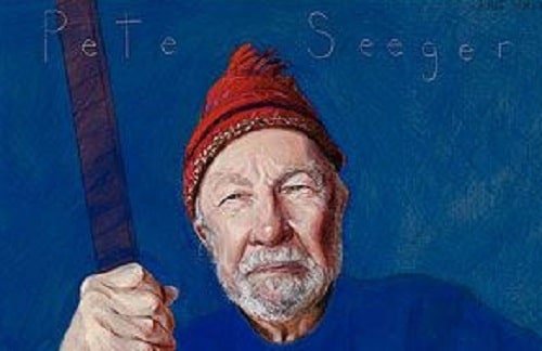 portrait of Pete Seeger