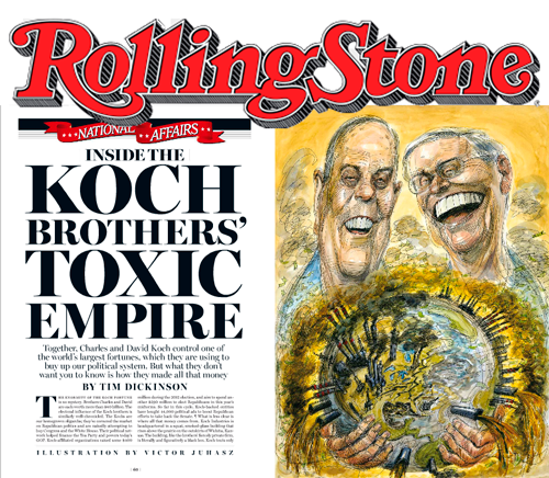 Rolling Stone article on the Koch Bros. | Zinn education Project