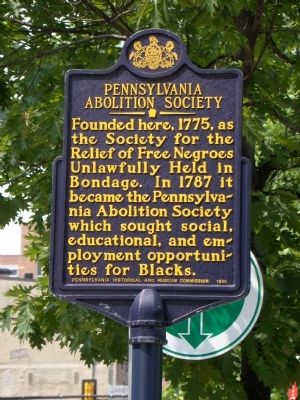 During Washingon's time, there were a number of groups organized to abolish slavery and the slave trade, including the Pennsylvania Abolition Society, once presided by Benjamin Franklin.
