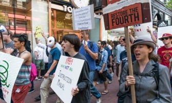 People’s History of Fourth of July: Beyond 1776 - On July 4, 2013, "Restore the Fourth" protests draw attention to the National Security Agency's spying program | Zinn Education Project: Teaching People's History