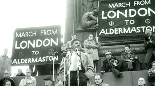 Bayard Rustin speaking at the 1958 Anti-Nuclear Rally | Zinn Education Project