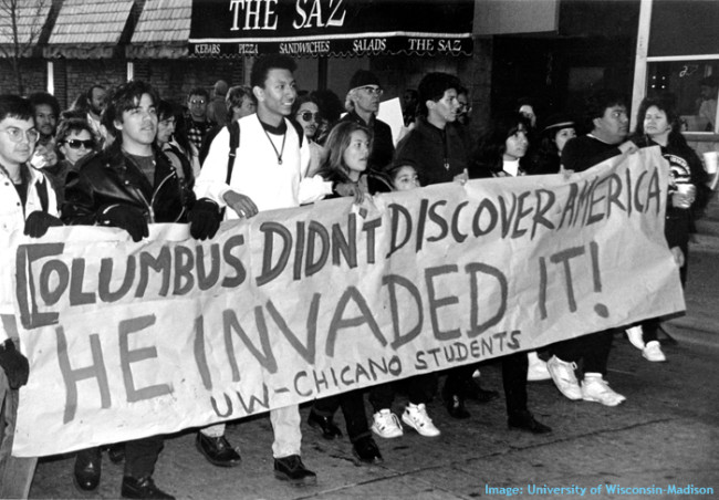 Columbus Protest | Zinn Education Project: Teaching People's History