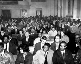 Students meet at Cornerstone Baptist preparing for the Gwynn Park protests against segregation. | Zinn Education Project: Teaching People's History
