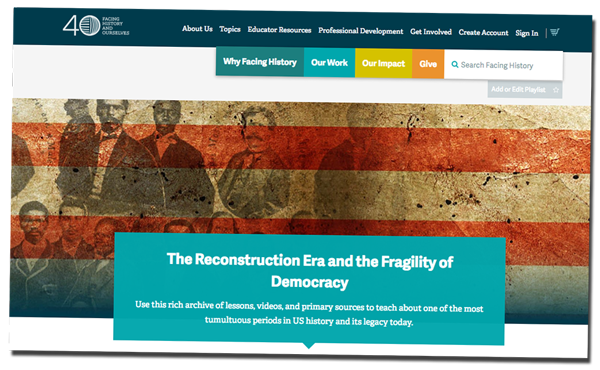 The Reconstruction Era and the Fragility of Democracy (Website) | Zinn Education Project: Teaching People's History
