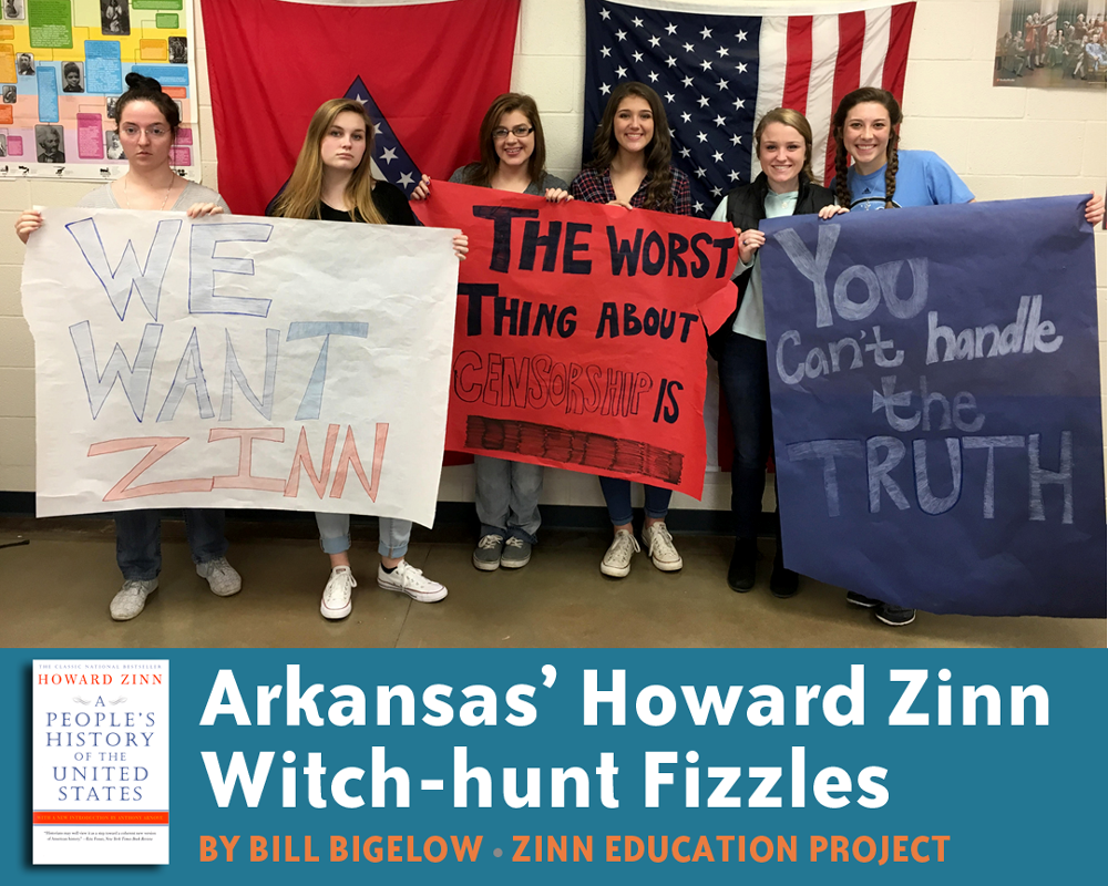 Arkansas’ Howard Zinn Witch-hunt Fizzles (Article) | Zinn Education Project: Teaching People's History