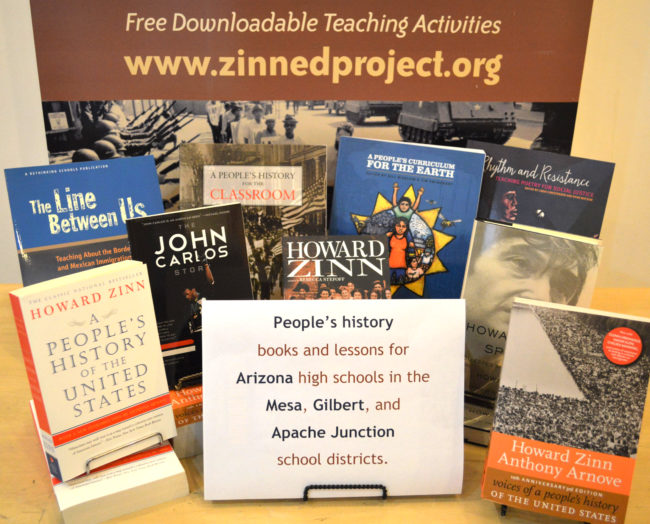 People's history books sent to Arizona | Zinn Education Project: Teaching People's History