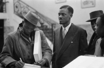 Lumumba at the 1960 Round Table conference | Zinn Education Project: Teaching People's History