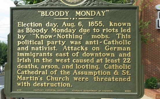 Bloody Monday Kentucky 1855