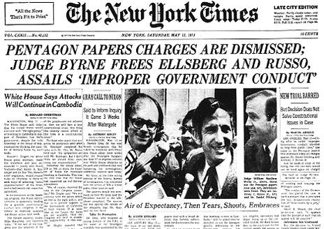 Pentagon Papers Charges Dismissed | Zinn Education Project