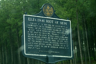 Election Riot of 1874 Location Marker | Zinn Education Project
