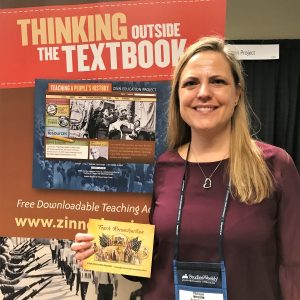 Anne Schmitt at 2018 NCSS | Zinn Education Project