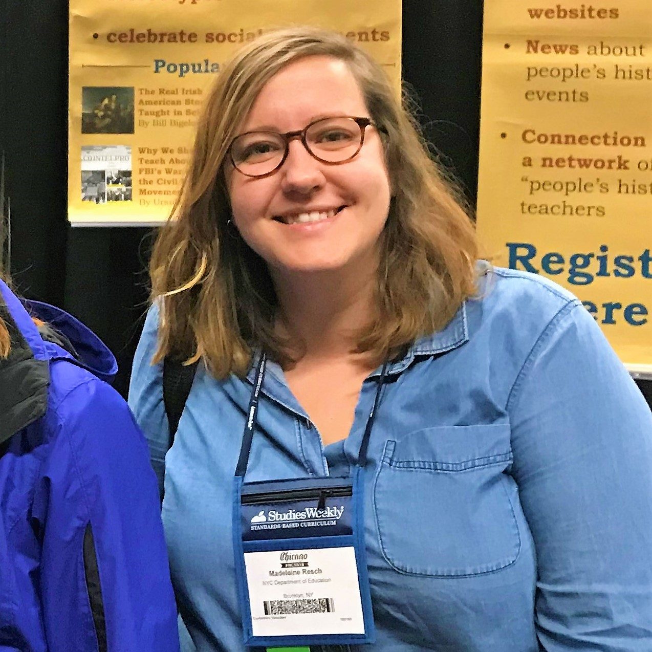 Madeleine Resch at NCSS 2018 | Zinn Education Project