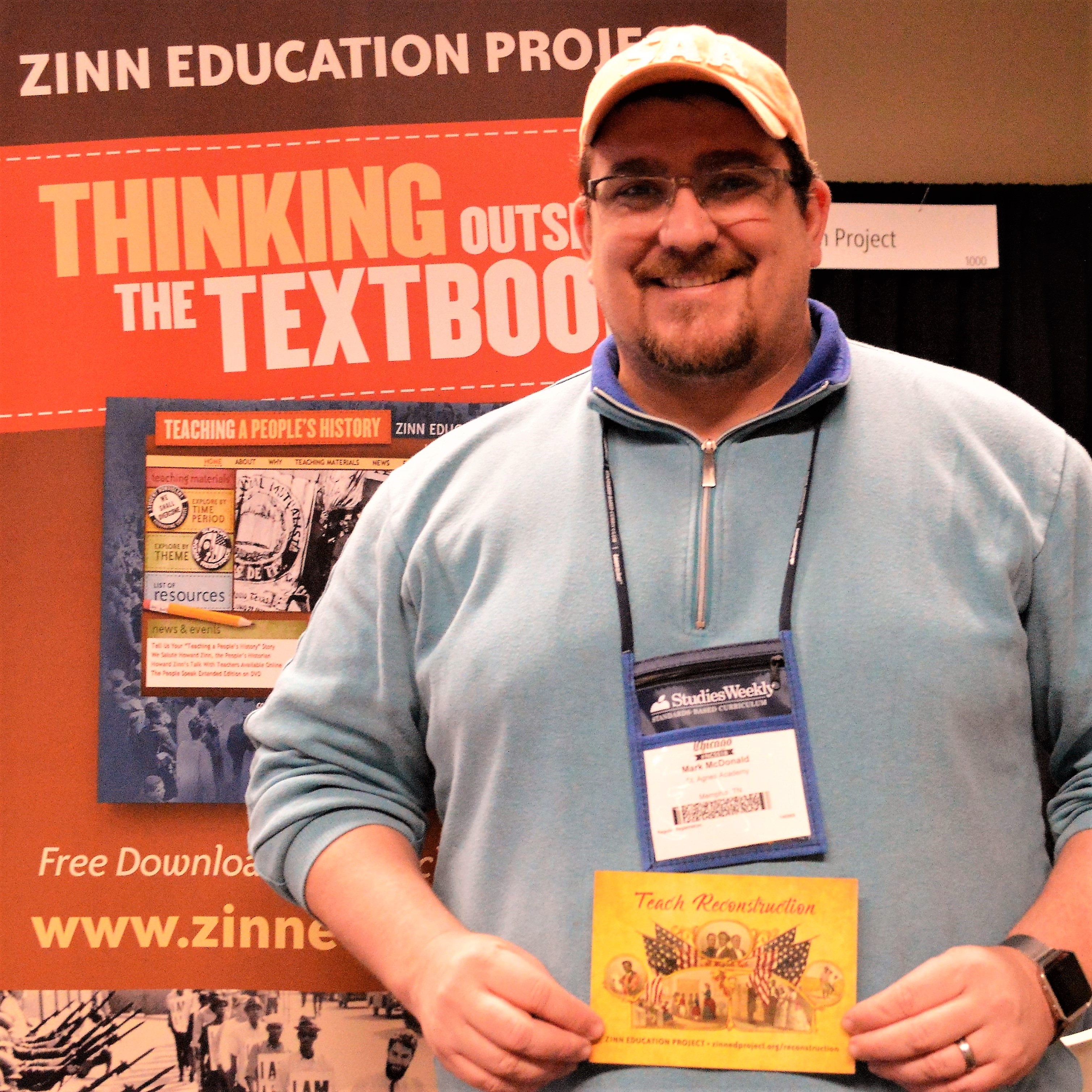 Mark McDonald at 2018 NCSS (Event Photo) | Zinn Education Project