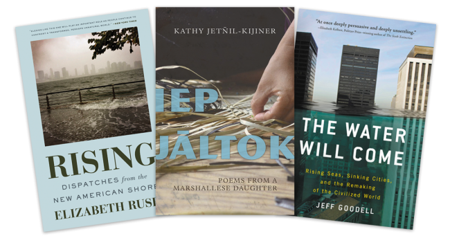 Three books you will receive when you share your teaching climate justice story.