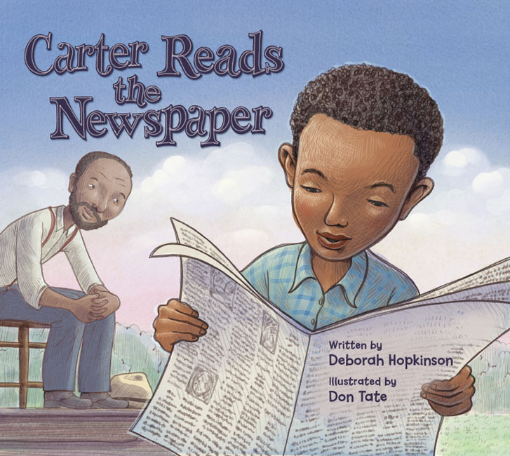 Carter Reads the Newspaper book cover | The Zinn Education Project