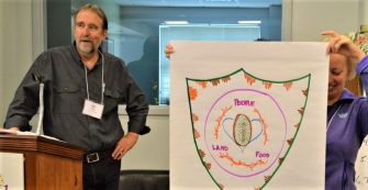 Bill Bigelow, facilitating the People's Curriculum for the Earth workshop in Washington, DC.