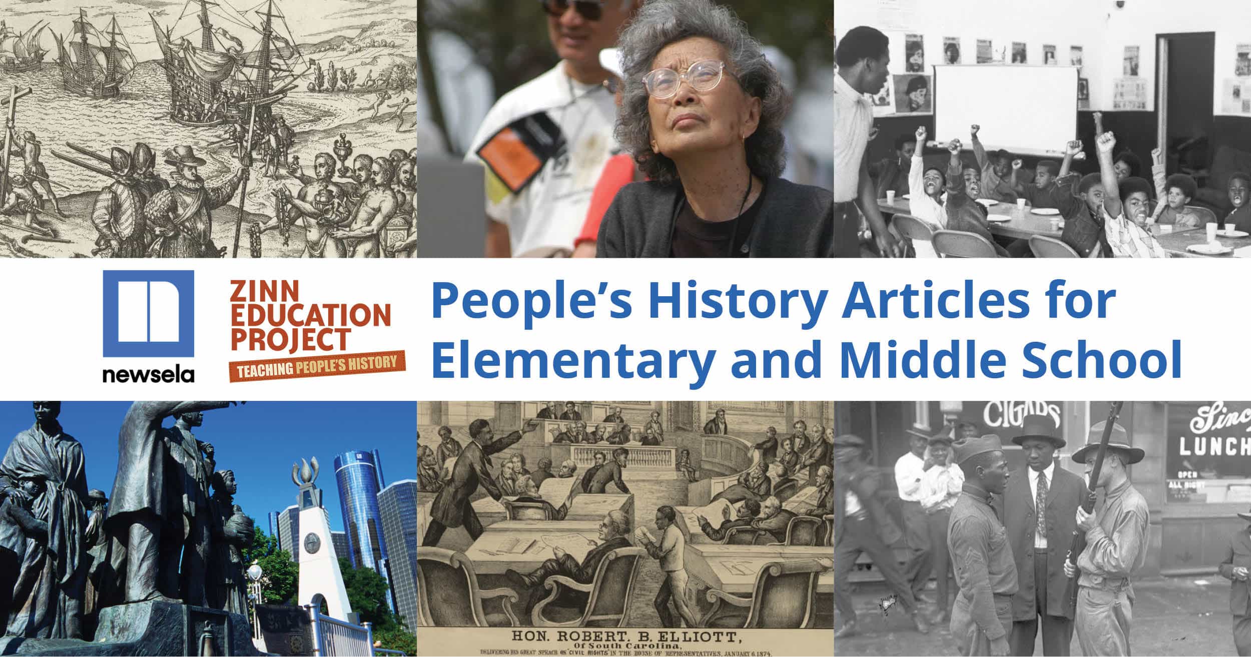 People’s History Articles for Elementary and Middle School