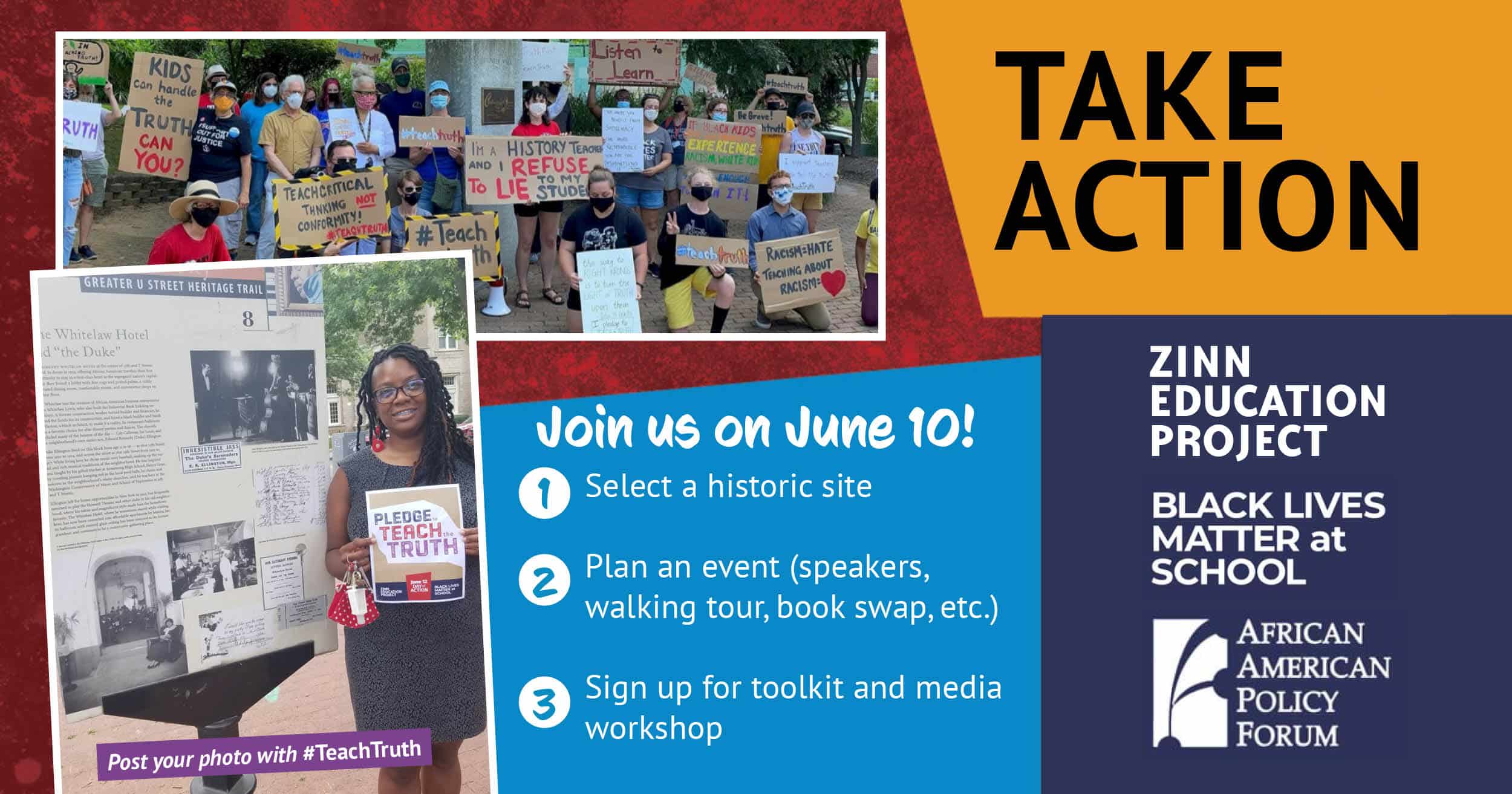 Teach Truth Day of Action June 12, 2023 | Zinn Education Project