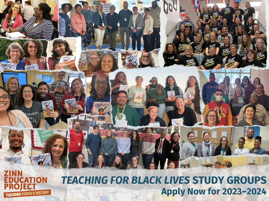 Teaching for Black Lives study group photos from participants across the U.S.