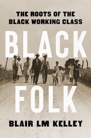 Book cover showing Black laborers and families walking down a dirt road.