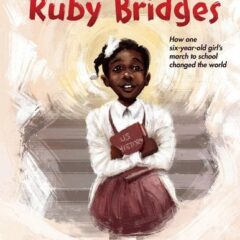 book cover design of a young Ruby Bridges
