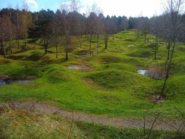 The battlefield of Verdun is part of France's Zone Rouge, cordoned off since the end of WWI.